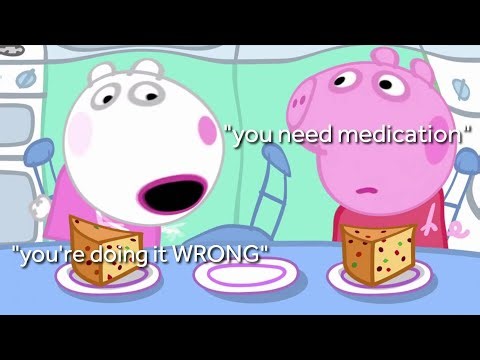 i edited five more episodes of peppa pig because everyone keeps begging for more 🐷