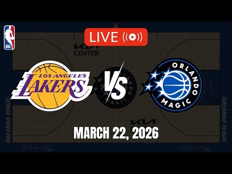 NBA LIVE! LOS ANGELES LAKERS vs ORLANDO MAGIC | 2025-26 NBA SEASON | March 22, 2026 | NBA 2K26