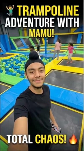 “Unity One Mall Trampoline Park 🤸😂 Full Masti, Funny Falls & Crazy Fun 🔥 | Mini Vlog 43”