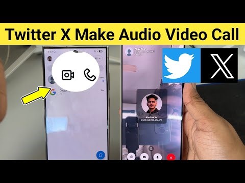 How To Make A Video Audio Call On Twitter X? | Twitter X Mein Audio Video Call Kaise Kare