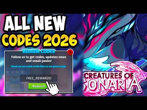 *NEW UPDATE* ALL WORKING CODES FOR CREATURES OF SONARIA IN 2026! ROBLOX CREATURES OF SONARIA CODES