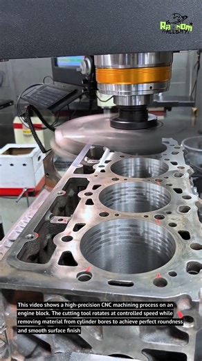 Extreme Precision CNC Engine Block Machining Process | Satisfying Metal Cutting