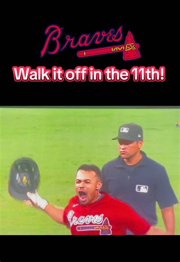 An incredible win for the Braves as they beat the Phillies in extra innings on a Drake Baldwin RBI based knock! Braves win Braves win! #braves #phillies #atlanta #georgia #baseball