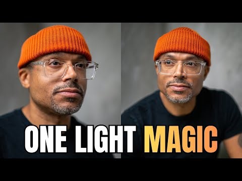 Get Perfect Self Portraits Using ONE Light | Ambitful 90cm Parabolic Softbox