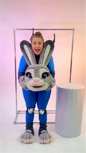 How To Wear Judy Hopps Mascot Costume #tutorial