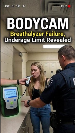 Bodycam: Breathalyzer Failure, Underage Limit Revealed