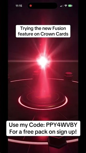 Trying the Fusion Feature on Crown Cards!