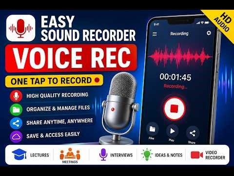 Best Voice Recorder App for Android & iPhone 2026 🔥