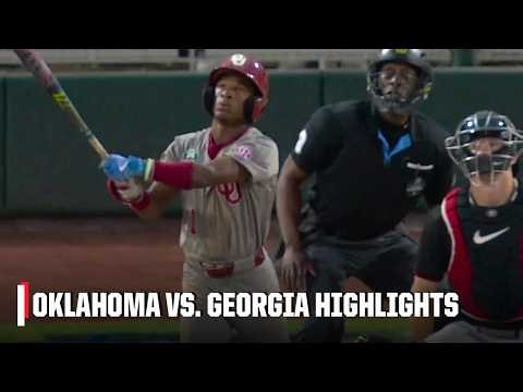 Oklahoma Sooners vs. Georgia Bulldogs | Full Game Highlights | Men’s College World Series