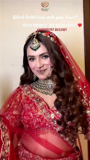 Nikah Look vs Royal Hindu Bride ❤️ Which Wins? kanikaASharma & saqib saifi wedding 2026