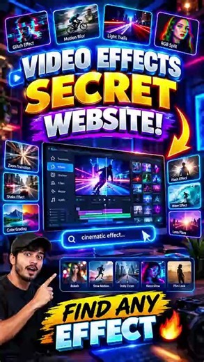 Now u can create any video effacts ✅
