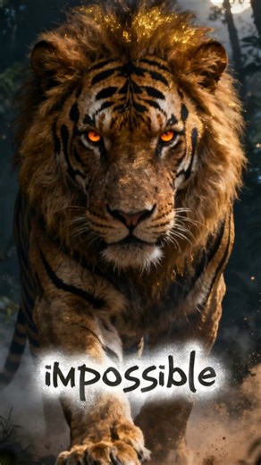 “This Tiger-Lion Hybrid Shouldn’t Exist… 😱🐯🦁”
