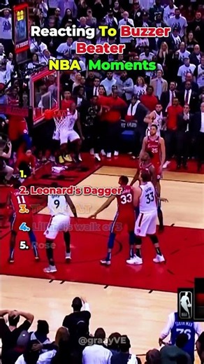 Ranking The Craziest Buzzer Beaters In NBA History 🐐 #nba #basketball #goat
