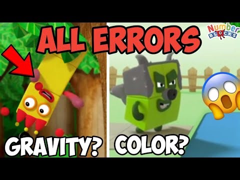All Errors in Numberblocks Series 1! ❌️😱