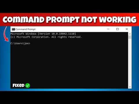 Fix Command Prompt Not Opening & Working (CMD)
