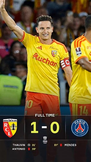 LENS VS PSG 1-0! 🏆🔥 French Super Cup Highlights 2026! 🇫🇷 #shorts