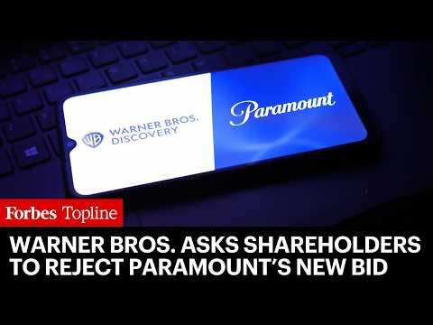 Warner Bros. Urges Shareholders To Reject Paramount’s Amended Takeover Bid