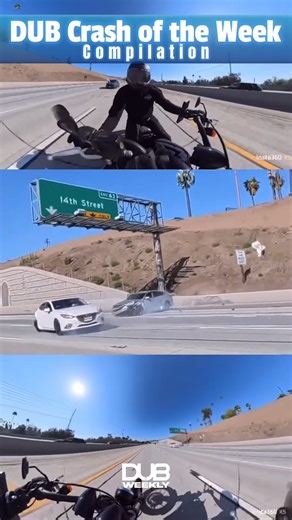 That split-second before impact 😬💣 #crash | DUB Magazine