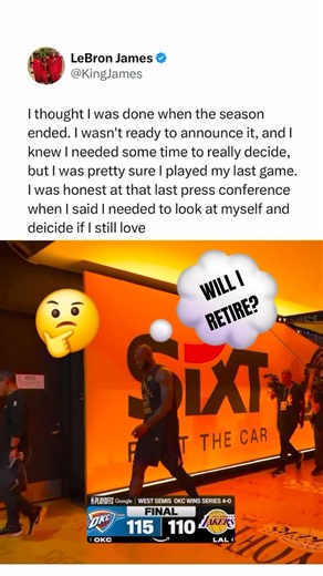 LeBron was ALMOST about to RETIRE😮