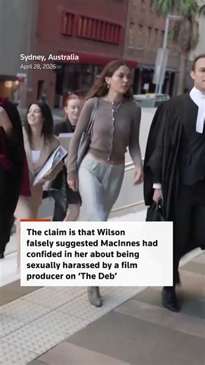 Australian actor Rebel Wilson arrives at court for defamation trial
