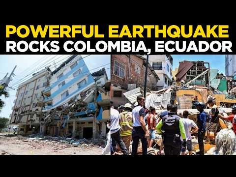 COLOMBIA EARTHQUAKE LIVE | 7.4 Magnitude Quake Shakes Bogota & Ecuador; Mass Evacuations