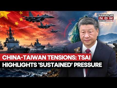 China-Taiwan Tensions Peak: Ex-President Tsai Warns of 'Sustained' Chinese Pressure, Cyberattacks