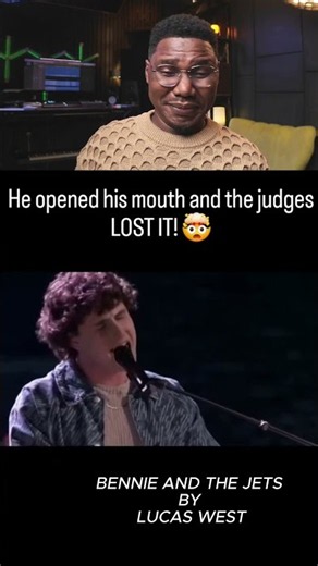 Judges LOST IT when Lucas West played Bennie and the Jets #thevoice #reaction