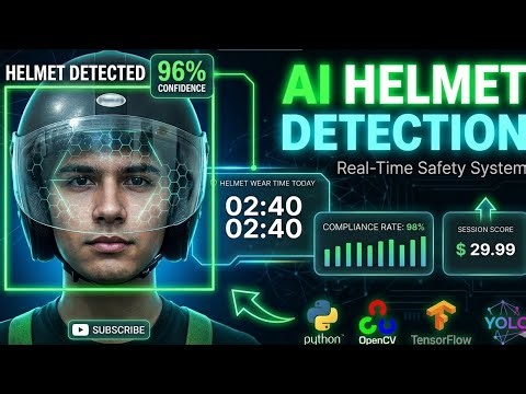 Python AI Project: Helmet Detection System using OpenCV & YOLO