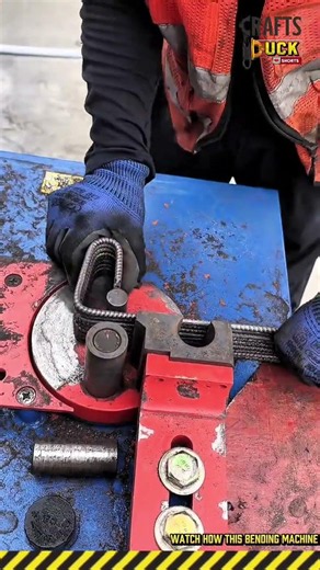 Rebar Bending Machine: Bending Structural Steel Components #dailywork #work #process