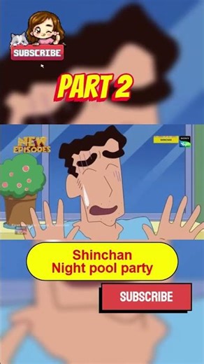 shinchan episode: night pool party | shinchan new episode part 2 | #shinchan #shorts #shortsfeed