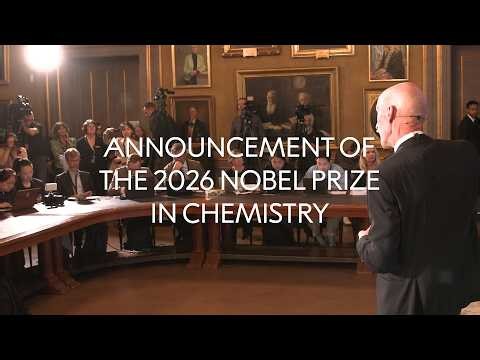 Announcement of the 2026 Nobel Prize in Chemistry