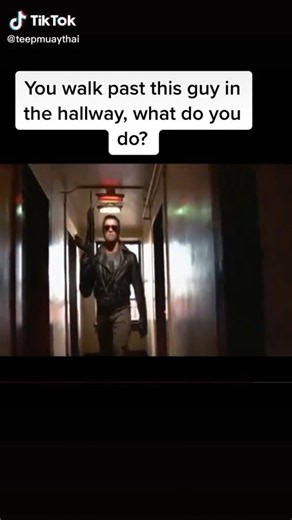 The Terminator. Reaction Moment Here.