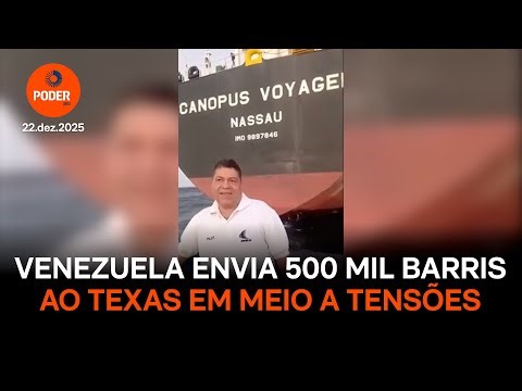 Venezuela envia 500 mil barris ao Texas em meio a tensões com os EUA