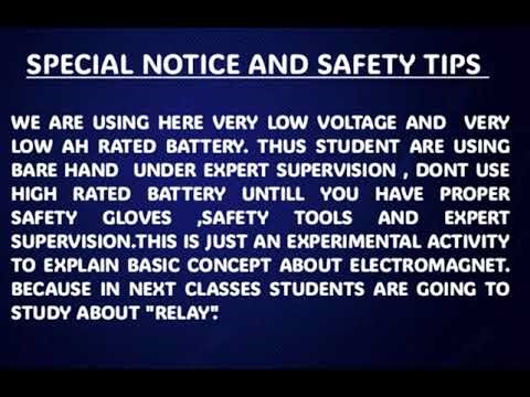HOW TO MAKE AN ELECTROMAGNET 💫🌟✨🌼