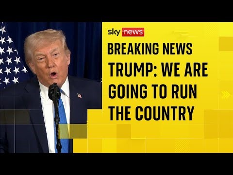 Trump says the US will 'run' Venezuela