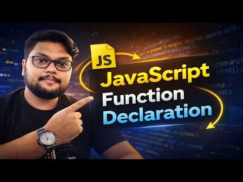 JavaScript Function Declaration Explained | Beginner to Advanced Guide with Examples