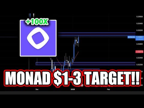 MONAD TO $30 BILLION MARKET CAP IN 2026!! THIS WILL SHOCK EVERYONE!!