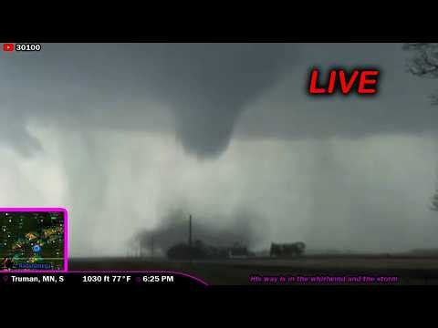 LIVE Storm Chaser - Tornadoes Possible Eastern Kansas