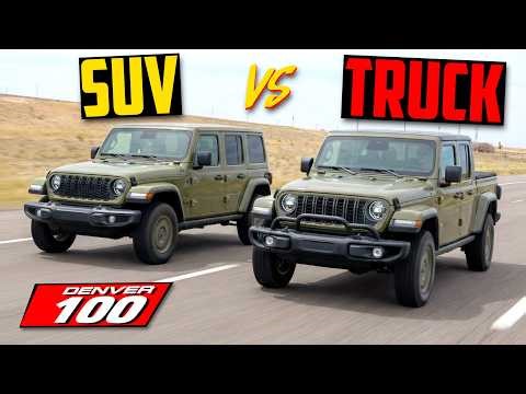 Jeep Wrangler vs. Gladiator: How Much MORE Will a Truck Cost You vs. an SUV?