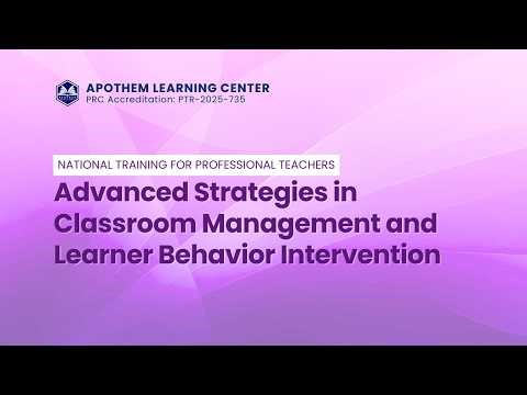 Advanced Classroom Management Strategies