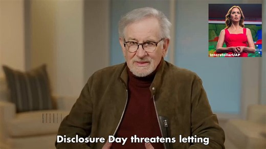 Steven Spielberg: "Disclosure Day threatens to let the truth about UFO's & Aliens loose on the world" 👽"If you found out we weren't alone, if someone showed you, proved it to you, would that frighten you?"In his new film Disclosure Day, the truth about extraterrestrial life breaks wide open. People have a right to know. The truth belongs to eight billion people. Nothing will ever be the same.Three days before the release, David Grusch & members of congress will stand on the steps of Washington 