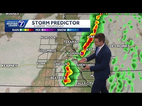 Severe storms possible Thursday afternoon in Omaha area