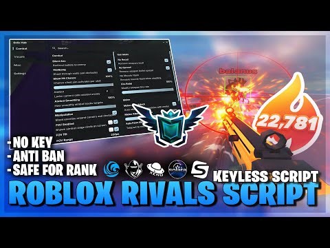 🎯 Rivals Script NO KEY — Silent Aim, Ranked Safe, Antiban, Aimbot, WallBang, Fast Fire & More! 💥