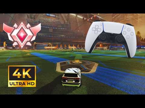 PS5 Controller ASMR 😴 Rocket League Ranked 🏆 GC2 High Rank Gameplay 360FPS 4K