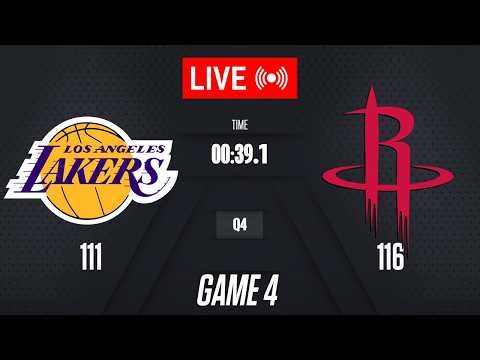 NBA LIVE! Los Angeles Lakers vs Houston Rockets GAME 4 | April 27, 2026 | NBA 2K26 SIMULATION
