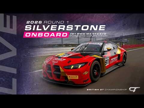 LIVE ONBOARD | Race | #91 Paradine Competition BMW | Silverstone 500 | British GT 2026