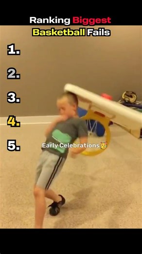Ranking Biggest Basketball Fails. #shorts