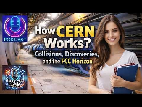 Particle Physics Podcast : How CERN Works? Collisions, Discoveries, and the FCC Horizon #science