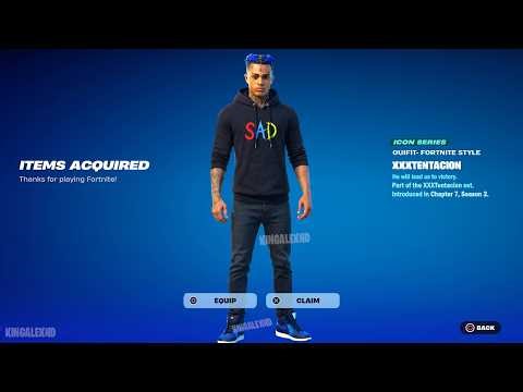 How To Get XXXTentacion Skin NOW FREE In Fortnite (Unlocked LEGO xxxtentacion Style) XXXTENTACION