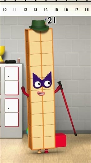 Back to School - Learn with Number 21 | Part 1 | Numberblocks #shorts